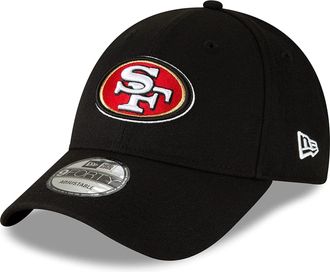 New Era NFL The League 9FORTY Adjustable Hat Cap One Size, San Francisco 49ers - Black, One size