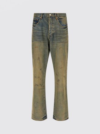 Purple Jeans Dirty Oil Repair Purple in denim