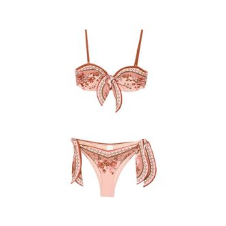 Zimmermann Paisley-print Bikini