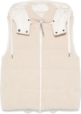 Brunello Cucinelli Down Hooded Waistcoat