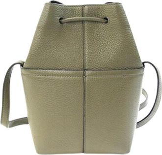 Ferragamo Tweedehands leren schoudertassen - Dames - Vintage Tas - Groen - ONE Size - Vintage