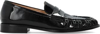 Furla Zachte Loafers - Dames - Loafers - Zwart - 40 EU - Leer - Schoenen
