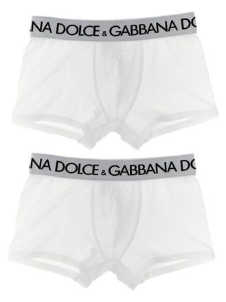 Dolce & Gabbana White Cotton Boxer Shorts