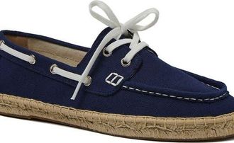 Lands End Seaport Espadrille Boat Shoes in Radiant Navy at Nordstrom, Size 10