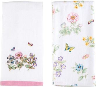 Lenox Set Of 2 Butterfly Meadow Kitchen Towels
