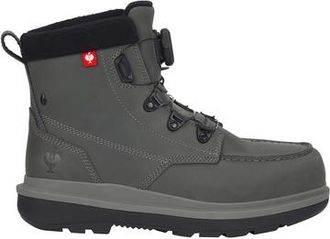 Strauss Woodside 6 Steel Toe Work Boot in Carbon Grey at Nordstrom, Size 11.5
