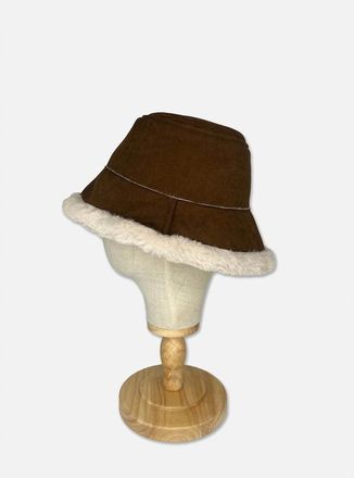 Nooki Design Womens Oakham Bucket Hat In Chocolate - Brown - Size: ONE