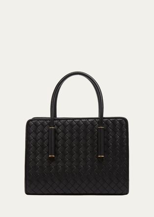 Bottega Veneta Barbara Baby Leather Top Handle Bag