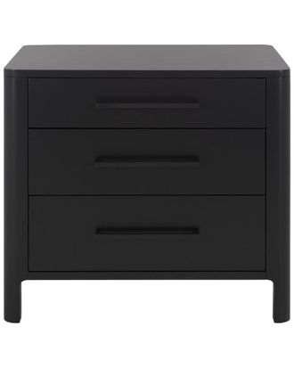 Safavieh Couture Abbiava 3 Drawer Wood Nightstand