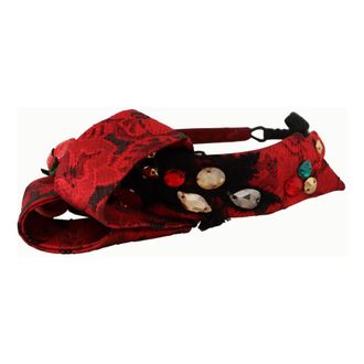 Dolce & Gabbana Hair Accessories, female, Red, Size: ONE SIZE Cherry Sicily Red Diadem Headband