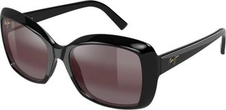 Maui Jim Orchid - Dames - Zonnebrillen - Zwart - 57 MM - Wol - Accessoires