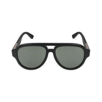 Gucci Sunglasses, male, Black, Size: 55 MM Gg2088S Aviator Sunglasses