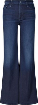 Mother Jeans, Dames, Blauw, W31, Denim, Retro-geïnspireerde Flared Jeans The Twister