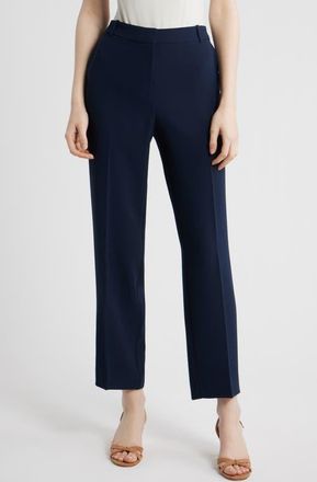 Kobi Halperin Gloria Crepe Ankle Pants in Navy at Nordstrom, Size 12