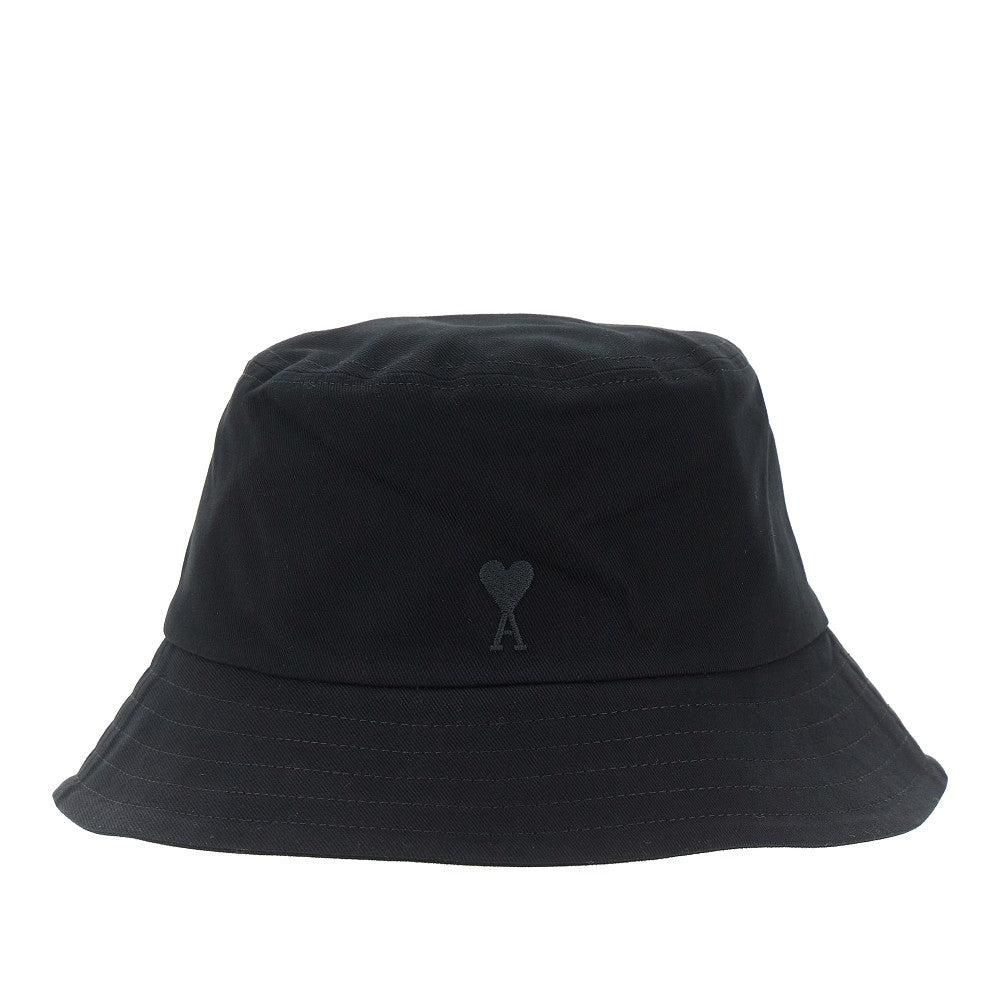 ★AMI PARIS★Black Cotton Ami de coeur Embroidery Bucket★ 23974169_59627751_600.jpg