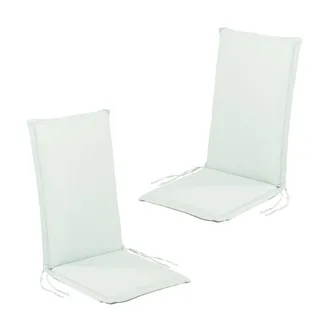 ED&Egrave;N JARD&Iacute; Pack 2 cojines para silla jard&iacute;n repelente al agua verde claro