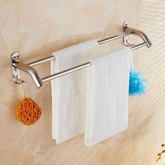 OEM Toallero Cromado Shining House, Toallero De Acero Inoxidable, Toallero De Ba&ntilde;o, Toallero De Pared Con Ganchos, 60 Cm