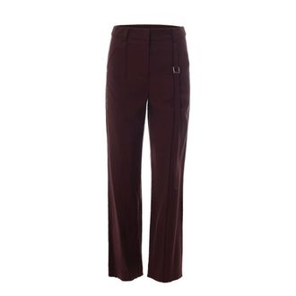 Patrizia Pepe Patrizia Pepe, Wide Trousers, female, Brown, Size: M Wide Trousers