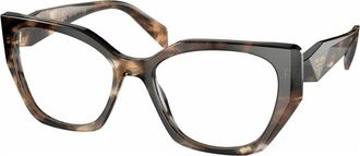 Prada Tortoise Honey Zonnebril met Transparante Lenzen - Dames - Brillen - Bruin - 54 MM - Accessoires