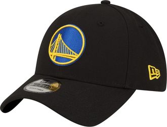 New Era Unisex-Adult NBA The League 9FORTY Basketball Black Alternate Team Color Adjustable Hat Cap One Size Fits All, Golden State Warriors - Black, One size