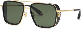 Roberto Cavalli SRC036M 0300 Mens Sunglasses Gold Size 57