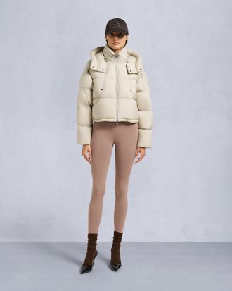 Moose Knuckles Womens Akai Cropped Puffer