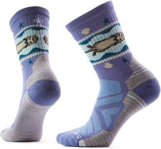 Smartwool Hike Light Cushion Otter Float Crew Wandersocken f&uuml;r Damen | bunt