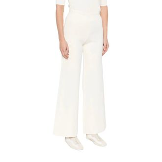 Max Mara Wide Trousers, female, White, Size: XS Wide Trousers