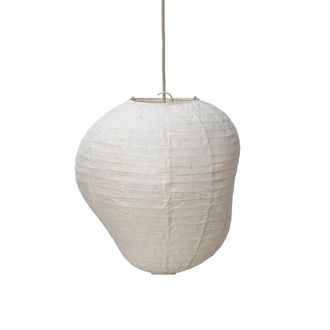 Ferm Living Kurbis Lampenschirm, H 40 x &Oslash; 38 cm, natur