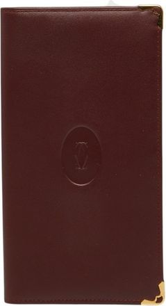 Cartier Must Bordeaux Leather Long Wallet (Bi-Fold) (Pre-Owned)