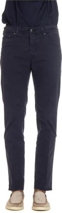 Jacob Cohen 5-Pocket Slim-Fit Jeans - Heren - Slim Fit Jeans - Blauw - W33 - Katoen - Jeans
