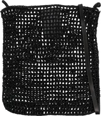 Dragon Diffusion Knit Hobo - Dames - Schoudertassen - Zwart - ONE Size - Leer - Tassen
