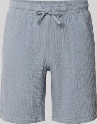 Jack & Jones Jack & Jones Shorts mit elastischem Bund Modell JAIDEN PATRAS in Rauchblau, Gr&ouml;&szlig;e XXL