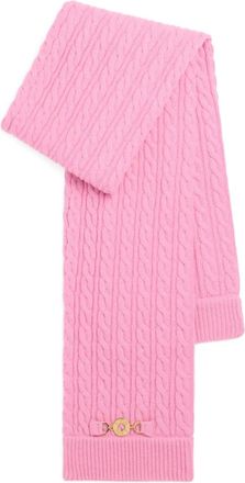 Patou Sciarpa in maglia intrecciata - Rosa