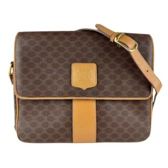 Celine Pre-owned Cross Body Bags, female, Brown, Size: ONE SIZE Pre-owned Vintage Shoulder Bag