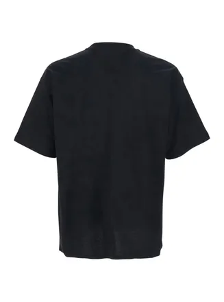 Diesel Logo-Print Cotton T-Shirt - Black