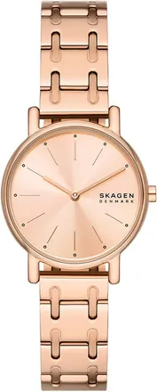 Skagen Womens Signatur Lille Rose gold Dial Watch