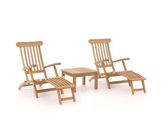 Sunyard Furniture Sunyard Country/Wales 60cm deckchair set 3-delig