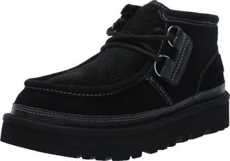 UGG Mens Hayden Moc Moccasin, Black, 4 UK