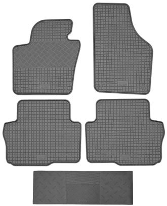 OEM Alfombrillas Rigum 902747 + Funda 900101 - Volkswagen Sharan Ii Van Versi&oacute;n 5 Plazas A Partir De 2010, Reposapi&eacute;s Av2 Delantero - Instalable