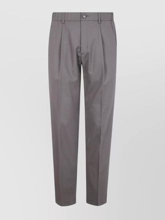 Herno virgin wool regular-fit trousers