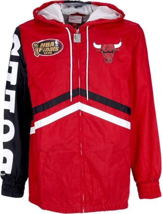 Mitchell & Ness Chicago Bulls NBA Windbreaker - Heren - Zomerjassen - Rood - L - Polyester - Jassen