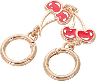 UPKOCH Adjustable Cherry Bag Strap Extender Chain with Red Cherry Charm Purse Chain Extender for Women S Handbags Versatile Shoulder Strap Modifier for Cross