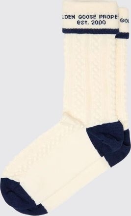 Golden Goose Calze Golden Goose in maglia si cotone a coste intrecciate