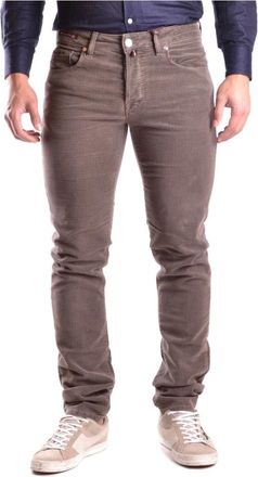 Pantaloni Torino Stijlvolle Broek - Heren - Slim Fit Jeans - Bruin - W32 - Denim - Jeans
