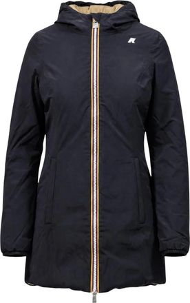 K-Way Denise St Warm Double Jas - Dames - Parka Jassen - Zwart - XL - Leer - Jassen