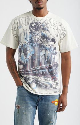 Billionaire Boys Club Space Expo Cotton Graphic T-Shirt in Gardenia at Nordstrom, Size Xx-Large