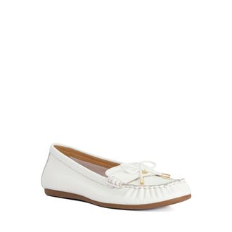 Dune London Womens Ladies Grier - Leather Loafers - White - Size UK 6