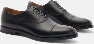 Scarosso Jacob Oxfords in Black Calf at Nordstrom, Size 42.5