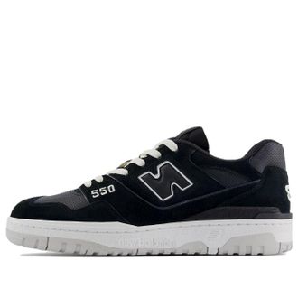 New Balance 550 Shoes Black Grey White BB550PRA